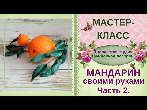 Видео: ❋Мандарин❋ Мастер-класс ❋Часть 2❋