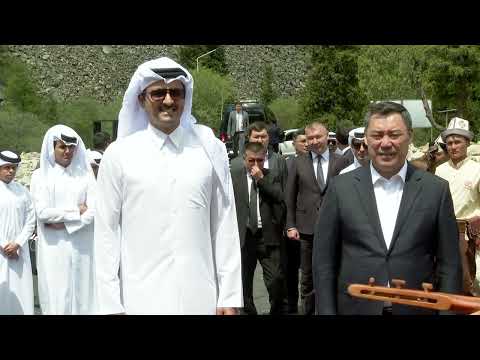 Видео: Беркуты, соколы и баатыры. Садыр Жапаров показал эмиру Катара этнокультуру кыргызов