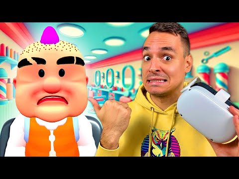 Видео: СТАВАМ ФРИЗЬОР ВЪВ ВИРТУАЛНА РЕАЛНОСТ ЗА 24 ЧАСА! VR BARBERSHOP!