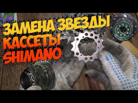 Видео: Замена отдельной звезды кассеты Shimano. Обслуживание задней втулки, устранение люфта барабана.