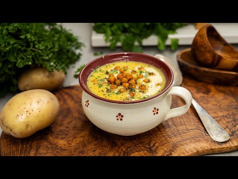 Видео: Такого картофельного супа вы ещё не пробовали! 🥔 Сливочный, веганский и невероятно вкусный.