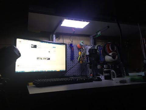 Видео: Подсветка матрицы для освещения