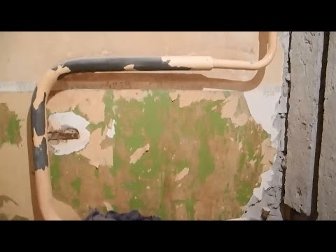 Видео: Перенос полотенцесушителя на другую стену