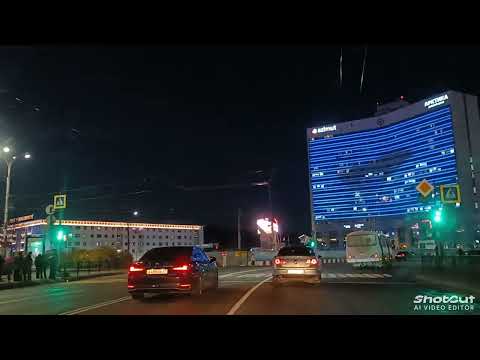 Видео: По вечерней улице Ленина до ДК им. Кирова. Мурманск. 07.10.2025.