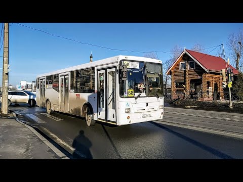 Видео: Автобус, маршрут №68 НефАЗ-5299-30-32 (5299CN) б.227 (13.03.2022) Санкт-Петербург