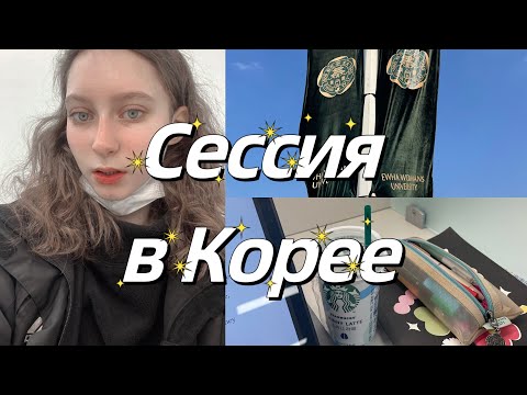 Видео: Сессия в Корее | Vlog конец 1 курса