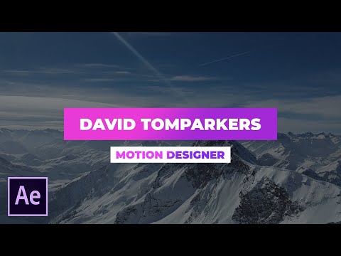 Видео: Я ВЕРНУЛСЯ! Сделаем Плашку в Adobe After Effects (2021). LOWER THIRD.