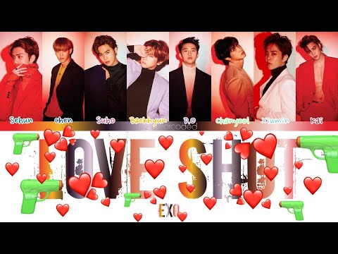 Видео: EXO (엑소) - LOVE SHOT (Color Coded Lyrics|ПЕРЕВОД НА РУССКИЙ|КИРИЛЛИЗАЦИЯ) FF2COLORCODED