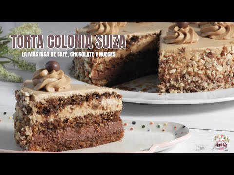 Видео: SWISS COLONIA CAKE САМЫЙ БОГАТЫЙ КОФЕ, ШОКОЛАДОМ И ГРЕЦКИМИ ОРЕХАМИ | Элу сладости