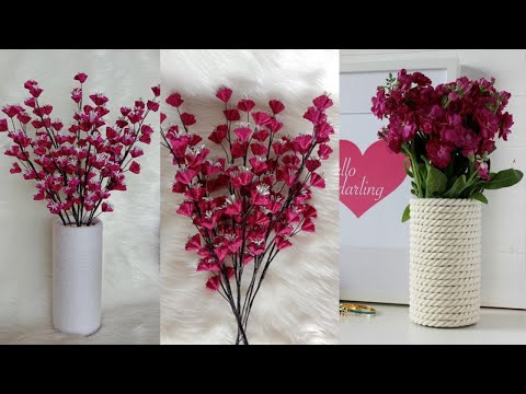 Видео: Легкий дизайн Цветы и вазы из фоамирана Цветы || Поделки из фоамирана (Цветы и ваза из пенопласта)