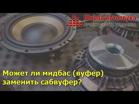 Видео: Может ли мидбас (вуфер) заменить сабвуфер?