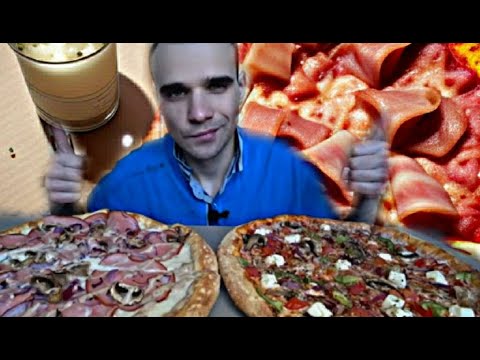 Видео: МУКБАНГ / ДОДО ПИЦЦА : ТРЮФЕЛЬНАЯ С МОРТАДЕЛЛОЙ / ОВОЩИ И ГРИБЫ / EATING Mukbang ASMR / АСМР 먹방