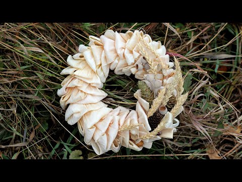Видео: Венок из талаша. Мастер-класс
