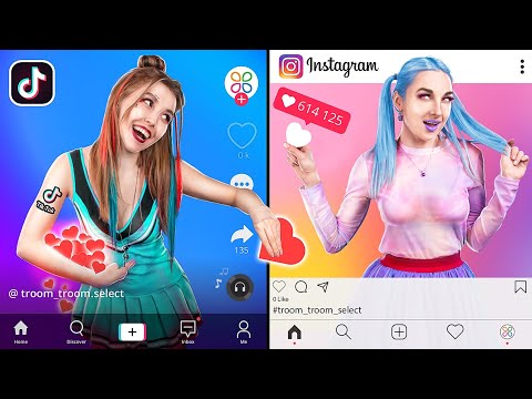 Видео: Инстаграм девушка VS ТикТок девушка