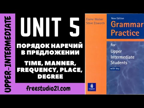 Видео: Порядок наречий разного типа в английском предложении
