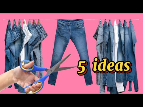 Видео: 👖Вторая жизнь для джинсов! 💥Удивительная переработка джинсов и обрезков тканей (успех 100%)