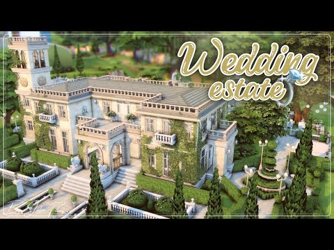 Видео: Свадебное поместье💍👰🤵│Строительство│Wedding estate│SpeedBuild│NO CC [The Sims 4]