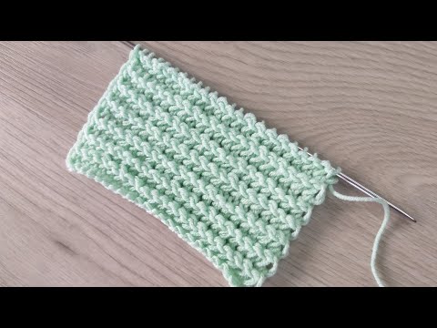 Видео: 3D узор горизонтальные дорожки. Вязание спицами.