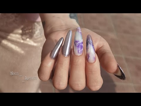 Видео: Красивый дизайн ногтей 2021 | Маникюр на лето 2021 | Простой дизайн