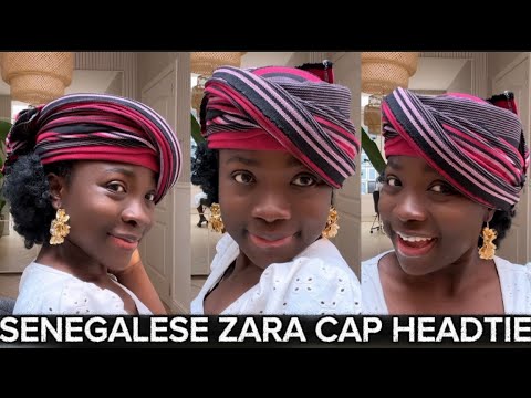 Видео: Как завязать модную сенегальскую шапку-повязку Zara на себе