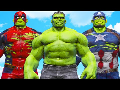 Видео: капитан халк vs халкпул vs халк эндшпиль