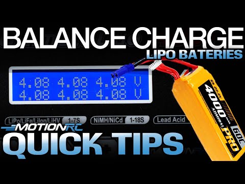 Видео: Балансировка зарядки LiPo-аккумуляторов для радиоуправляемых моделей | Советы | Motion RC