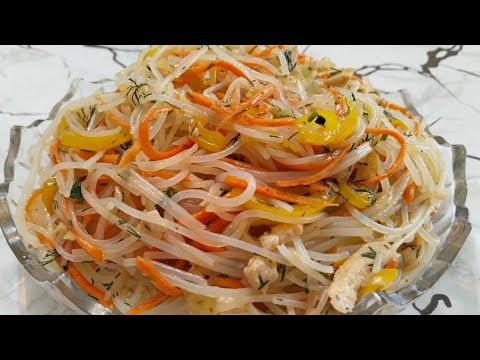 Видео: Фунчоза мечты - ярко , сочно , невероятно вкусно !!!