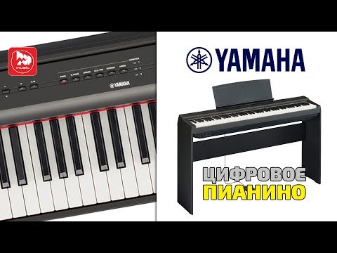 Видео: Новое цифровое пианино Yamaha P-125 (новинка 2018)