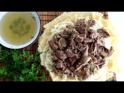 Видео: Готовим бешбармак из баранины