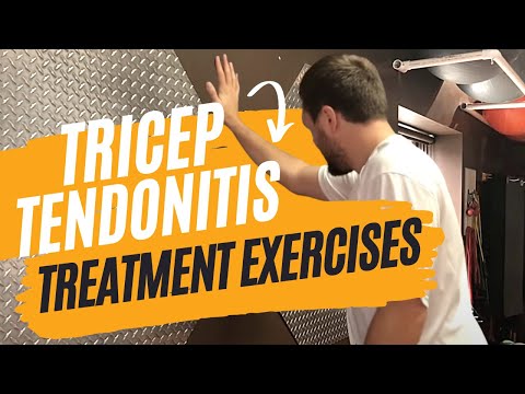 Видео: Упражнения для лечения тендинита трицепса — выполняйте их где угодно!
