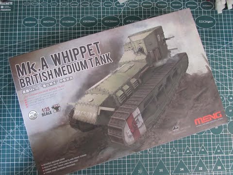 Видео: Мк А "Whippet" (1/35)