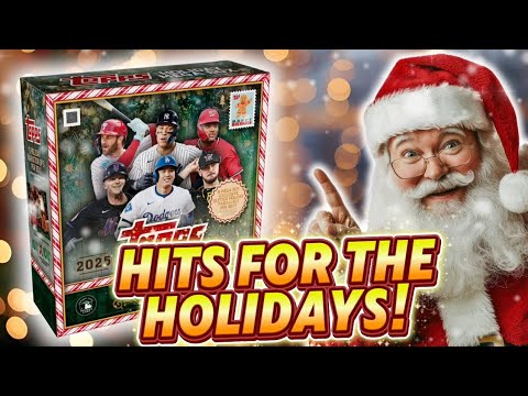 Видео: НОВЫЙ ВЫПУСК!☃️ Обзор праздничных бейсбольных мегабоксов Topps 2025 года!