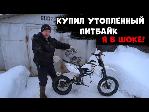 Видео: Все отказались а я купил! Купил утопленный питбайк