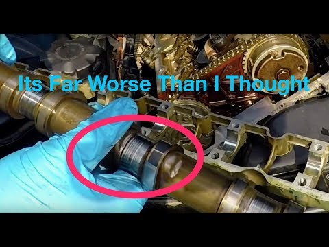 Видео: Диагностика тиканья двигателя BMW (экстремальный износ выпускного распредвала) !!!
