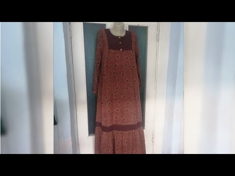 Видео: 58.60 размерда куйлак бичиб тикамиз. шьём платье. We sew a dress
