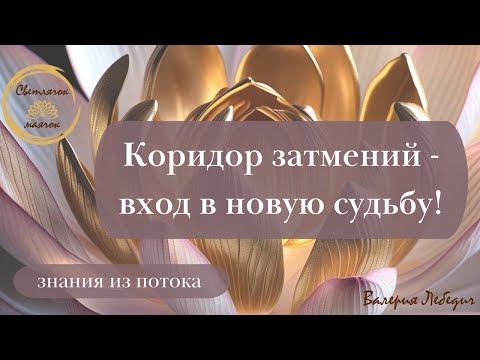 Видео: Коридор затмений - вход в новую судьбу | Перед каждым сейчас открывается новый путь  #пробуждение