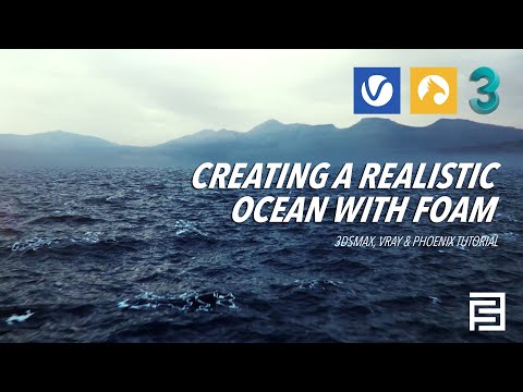 Видео: Создание реалистичного океана с пеной | Урок 3dsmax x Vray x Phoenix