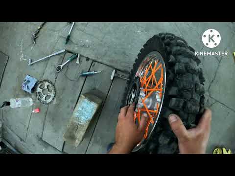 Видео: Racer enduro 300 пришла звезда  45 зубьев