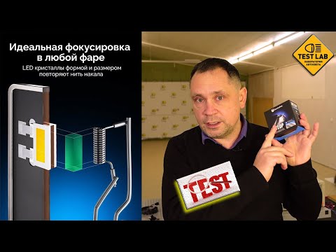 Видео: LED лампы с уважением к встречным водителям. Тест LED ламп ElectroKot Метеор
