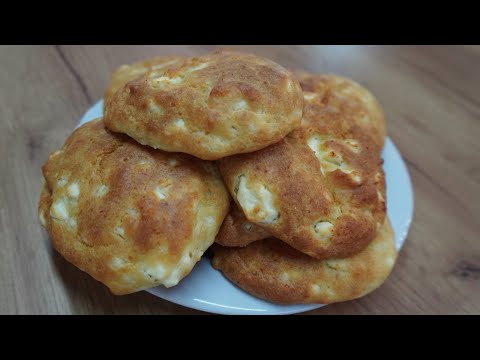 Видео: Бъркани, бързи питки със сирене, без втасване.