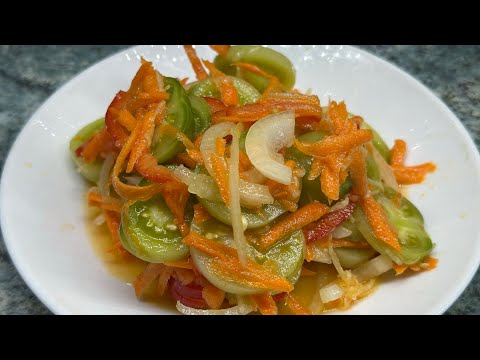 Видео: Маринованные зеленые помидоры,быстро и просто 