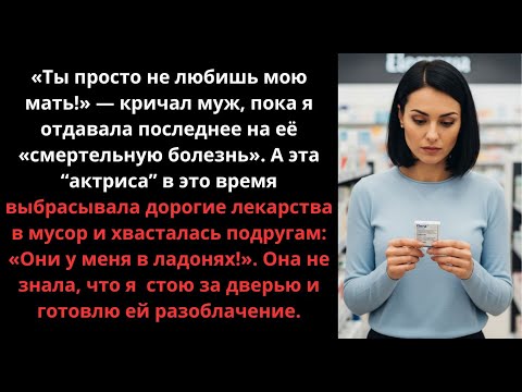 Видео: Я ухаживала за «умирающей» свекровью, а она оказалась "актрисой" играющей спектакль ради наших денег
