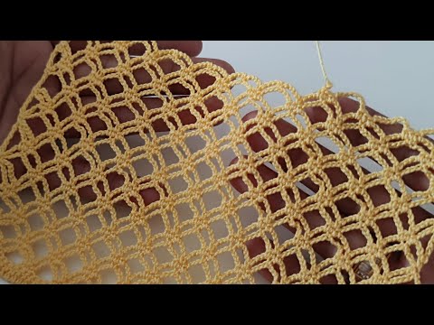 Видео: Новинки 2022 года крючком / Как связать прямоугольную ажурную шаль, шарф крючком