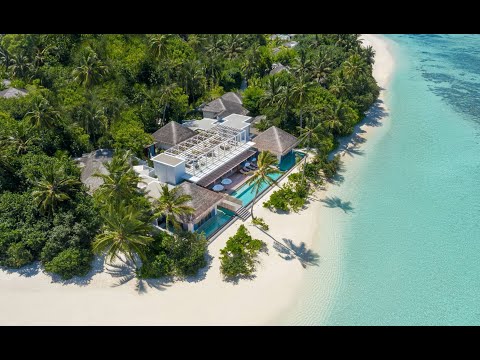 Видео: Raffles Maldives Meradhoo - Затерянный кусочек рая и нетронутой природы в Индийском океане.