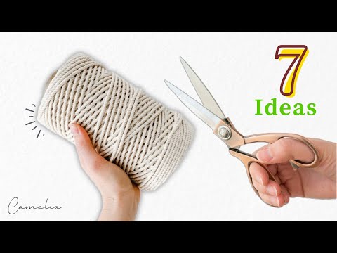 Видео: Посмотрите, что я сделал с веревкой! 7 Amazing Rope DIY Ideas
