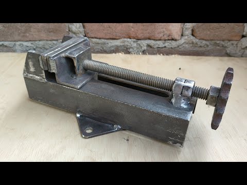 Видео: сделать тиски для резки металла/из использованных материалов