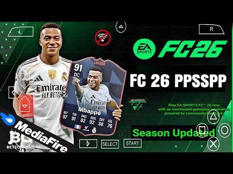Видео: FIFA 2026 PSP ORIGINAL Android Offline 4K Camera | EA FC 26 PSP HD Graphics Комплекты и трансфер UCL