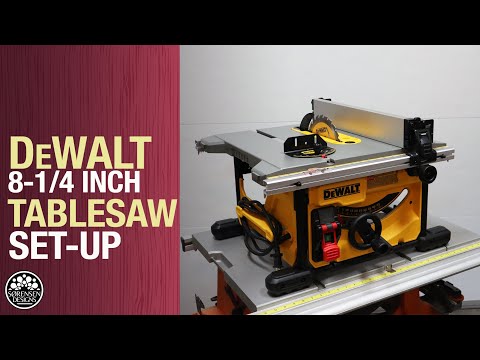 Видео: Обзор и настройка компактной настольной пилы Dewalt DWE7485 шириной 8-1/4 дюйма