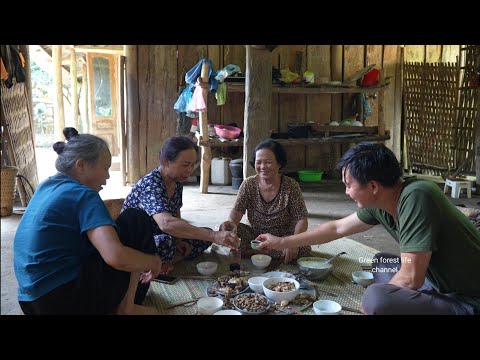 Видео: Мать Роберта вернулась из больницы. Соседи пришли в гости. Жизнь в зеленом лесу