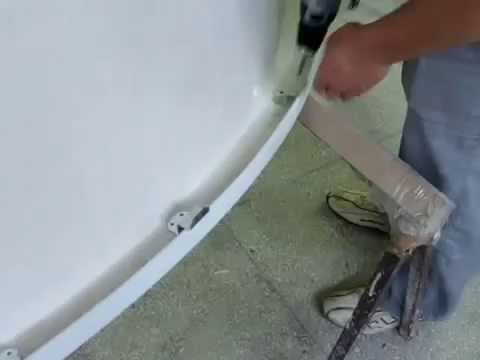 Видео: Видео инструкция по сборке каркаса акриловой ванны Bas